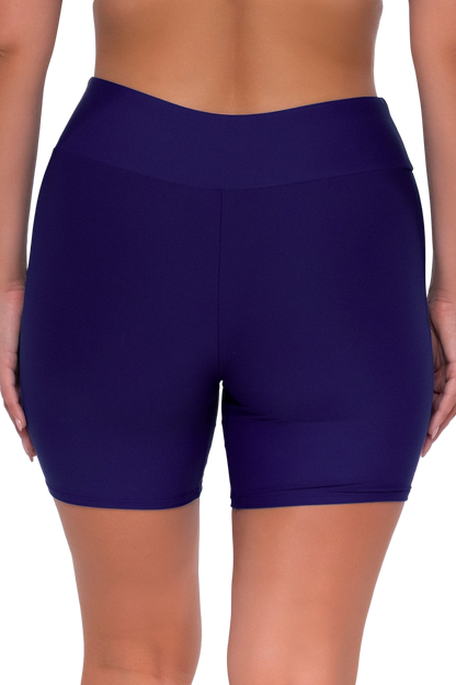 Sunsets Bayside Bike Short - Indigo