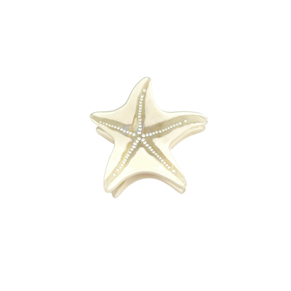 SSR Acetate Mini Starfish Hair Claw Clip - Beige