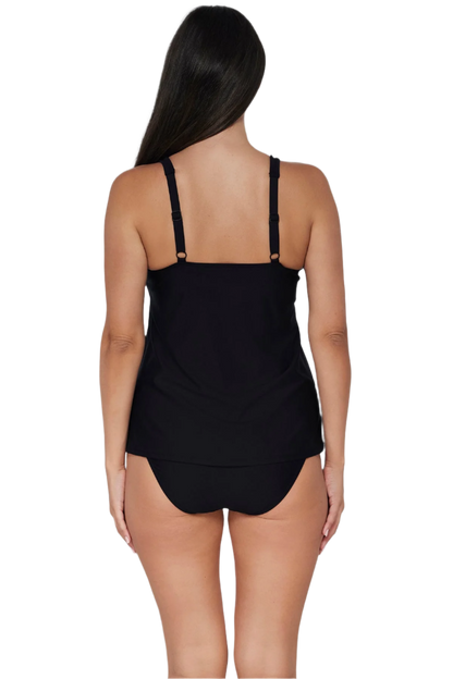 Sunsets Jenna Tankini Top - Black