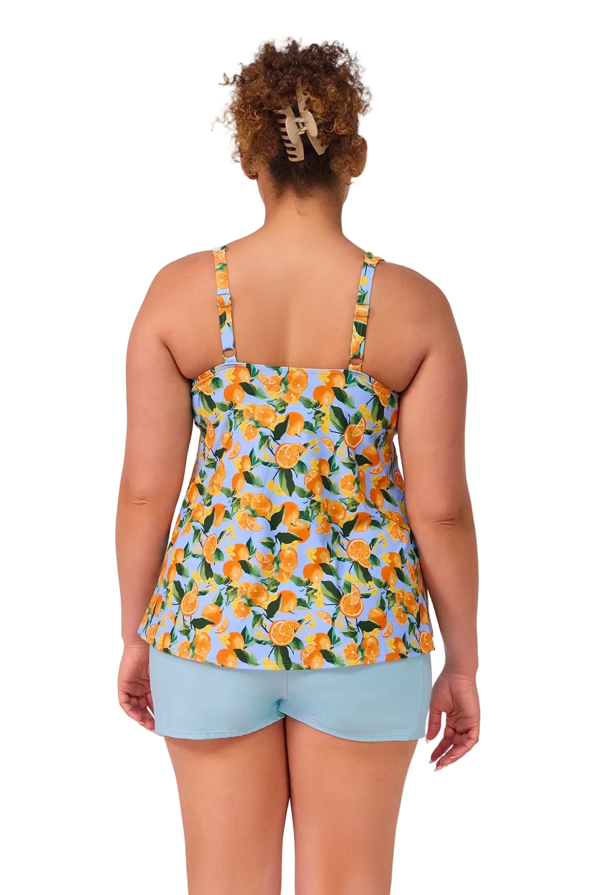 Sunsets Jenna Tankini Top - Clementine