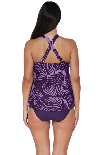 Sunsets Sadie Tankini Top - Mystic Palms - FINAL SALE