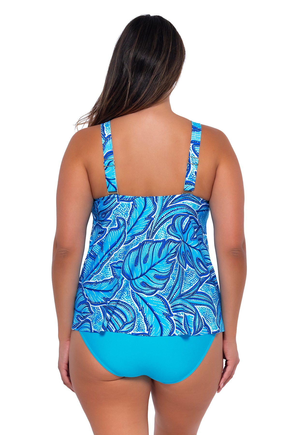 Sunsets Sadie Tankini Top - Seaside Vista