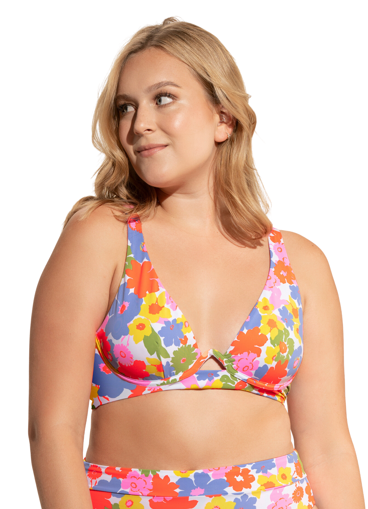 Maaji Simona Underwire Bikini Top - Pristine Flower - FINAL SALE