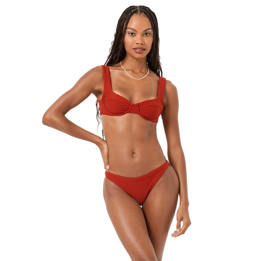 L Space Camacho Classic Bikini Bottom - Redwood - FINAL SALE