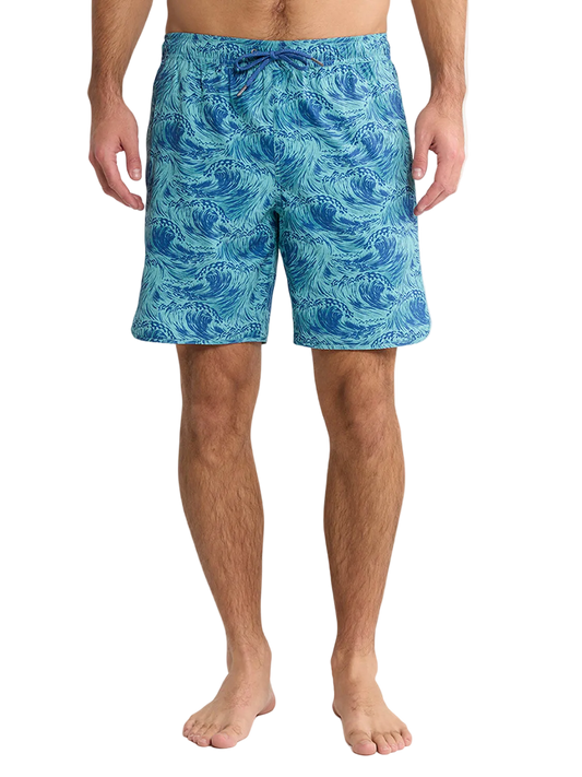 Fair Harbor The Anchor Men's Trunks Boardshort - Rushing Waves