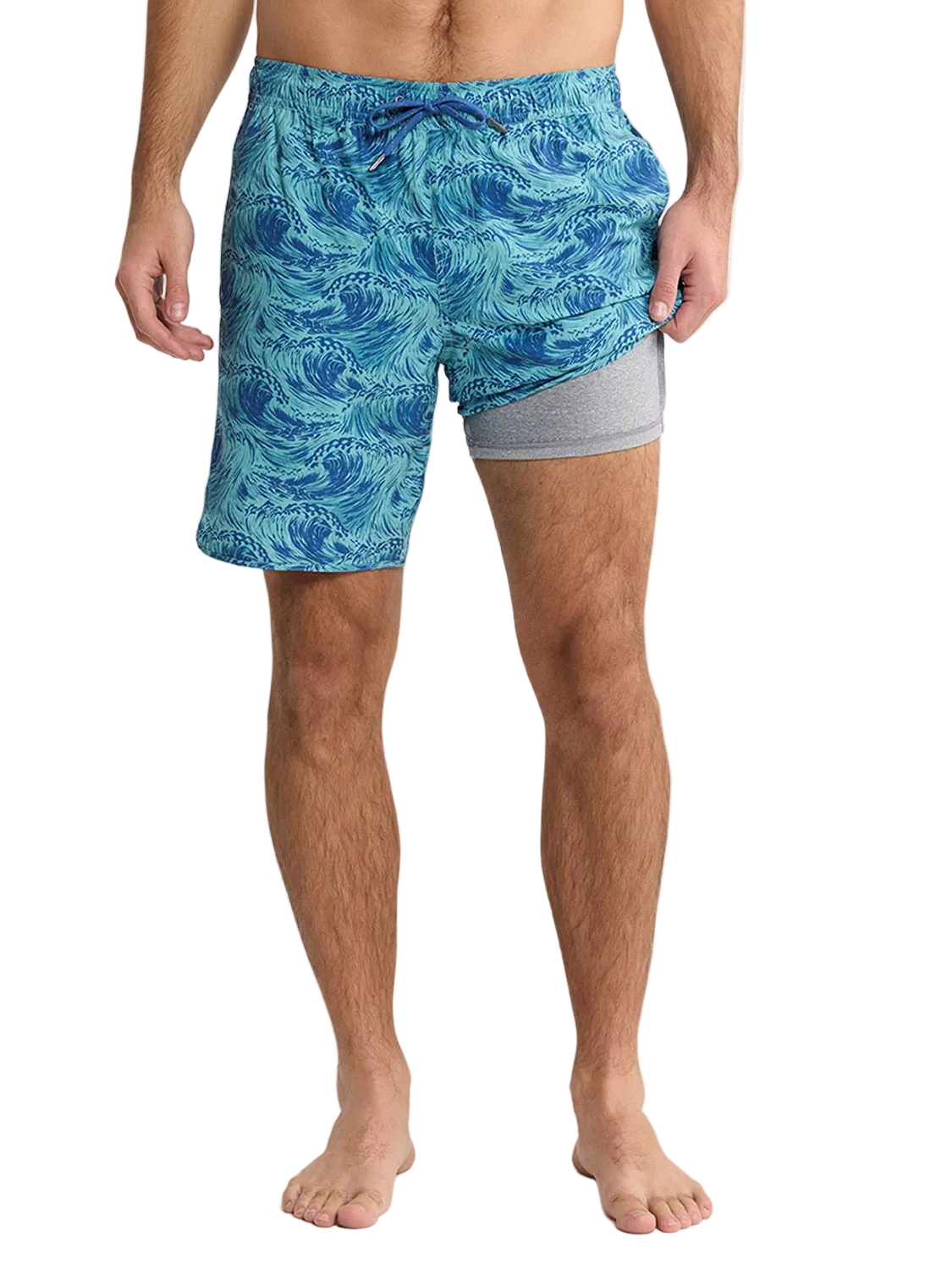 Fair Harbor The Anchor Men's Trunks Boardshort - Rushing Waves
