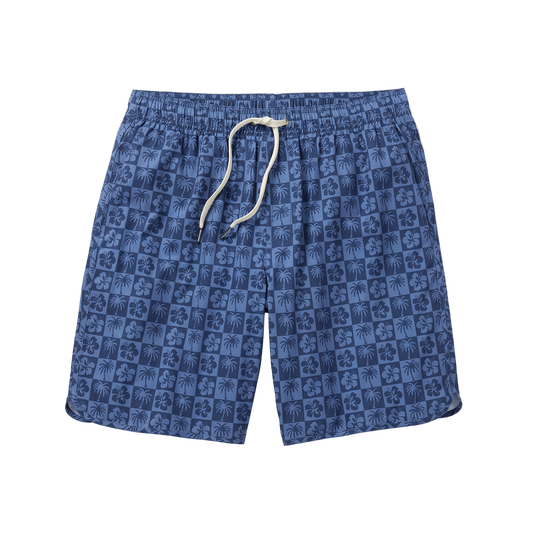 Fair Harbor The Anchor Men's Boardshort - Navy Hibiscus