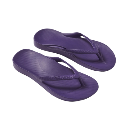 Archies Arch Support Flip Flops - Acai Purple