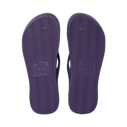 Archies Arch Support Flip Flops - Acai Purple