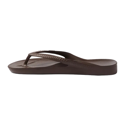 Archies Arch Support Flip Flops - Brown