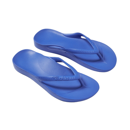 Archies Arch Support Flip Flops - Royal Blue