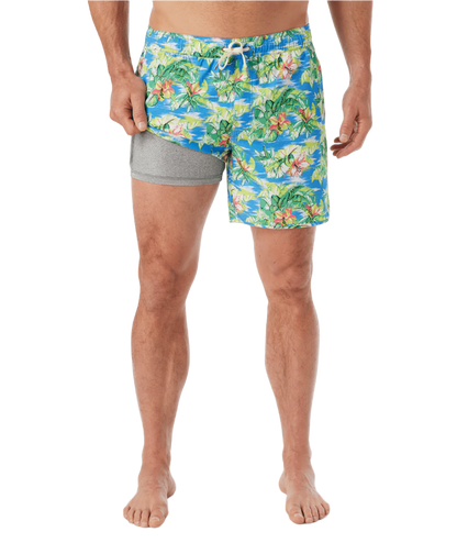 Fair Harbor The Anchor Men's Boardshort - Beach Palms - FINAL SALE