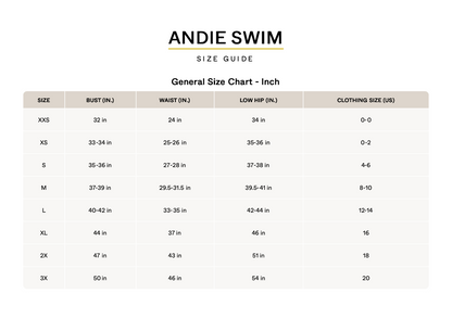 Andie The Amalfi Ribbed Classic One Piece Swimsuit - Black