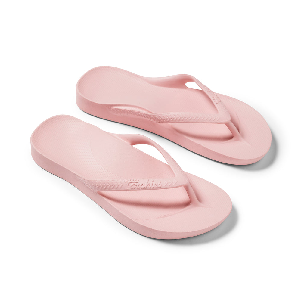 Archies Arch Support Flip Flops - Pink