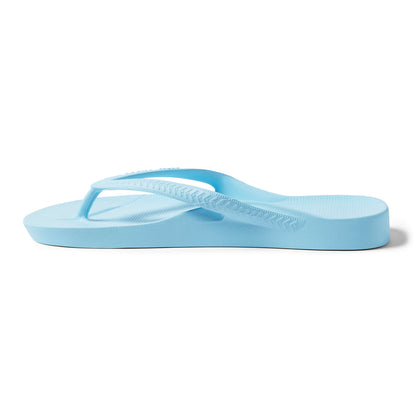 Archies Arch Support Flip Flops - Sky Blue