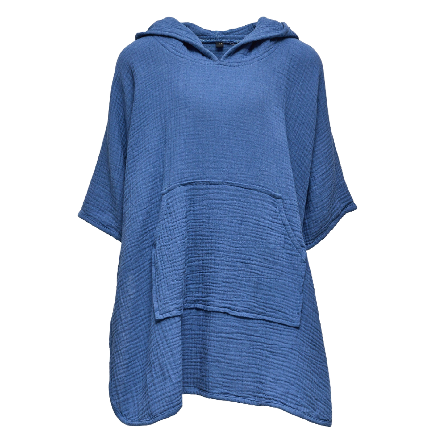 Snapper Rock Beach Poncho - Denim Blue