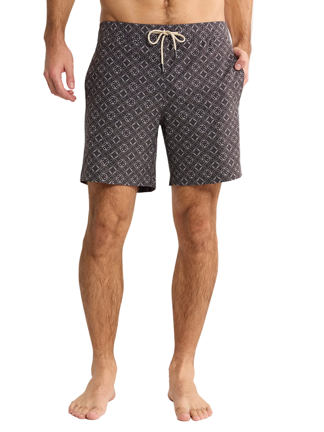 Fair Harbor Men's The Bayberry Swim Trunk Boardshorts - Sea Circles