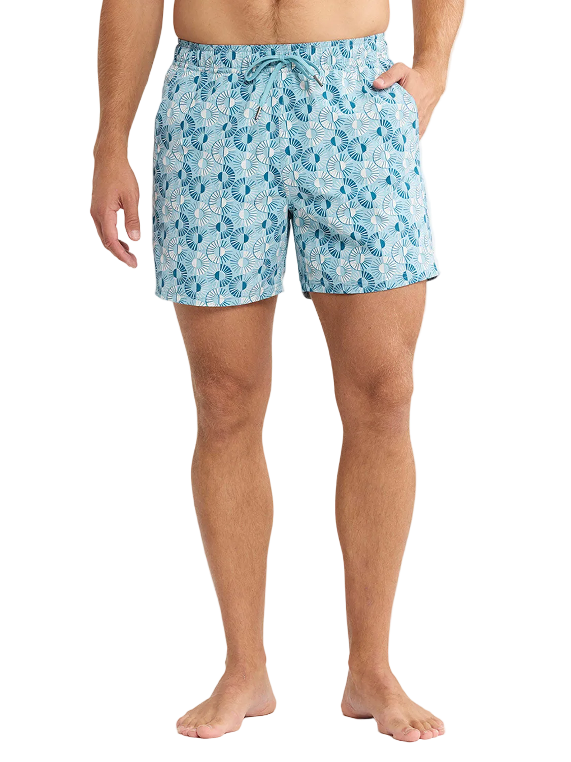 Fair Harbor The Bungalow Men's Short - Bay Blue Sunburst