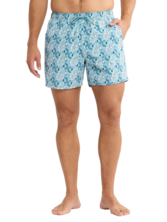 Fair Harbor The Bungalow Men's Short - Bay Blue Sunburst