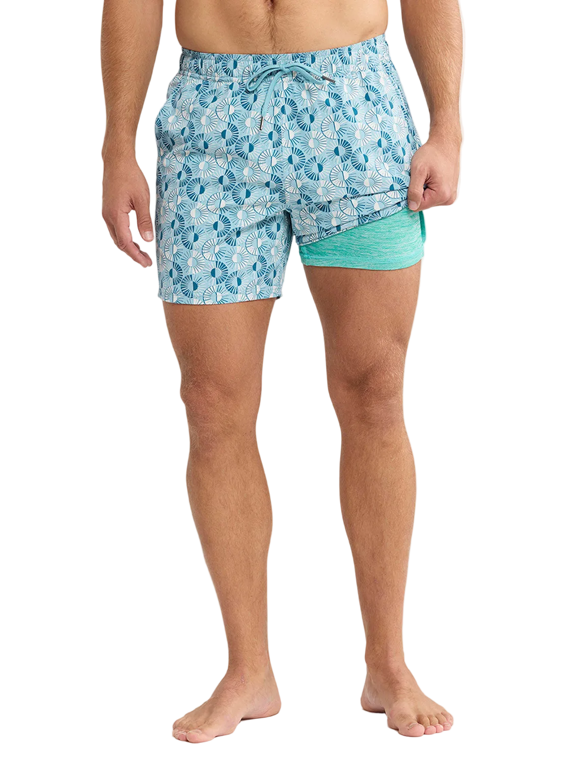 Fair Harbor The Bungalow Men's Short - Bay Blue Sunburst