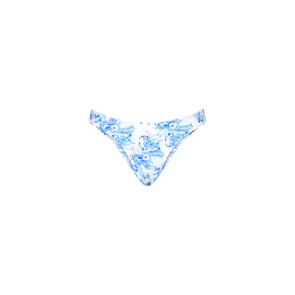 Kulani Kinis Minimal Full Coverage Bikini Bottom - Vintage Paradise - FINAL SALE