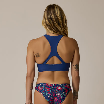 Carve Designs Sanitas Compression Reversible Top - Isla/Setsail
