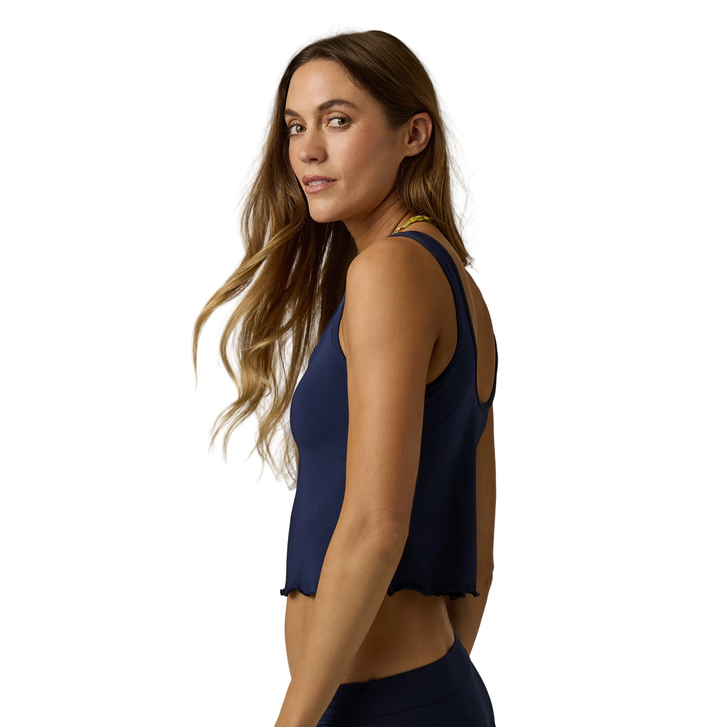 Carve Designs Vida Notchneck Tankini Top - Navy