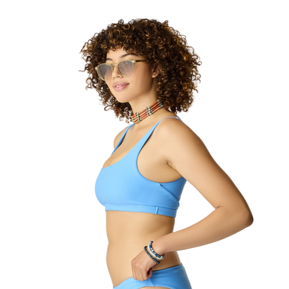 Carve Designs Korbyn Compression Top - Lagoon - FINAL SALE