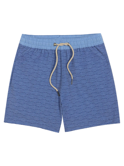 Fair Harbor Kid's Bayberry Swim Trunk - Blue Waves