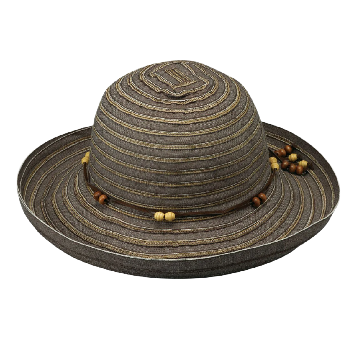 Wallaroo Women's Breton Packable Sun Hat - Chocolate