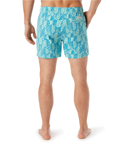 Fair Harbor The Bungalow Men's Swim Trunk Boardshort - Two-Tone Tropical