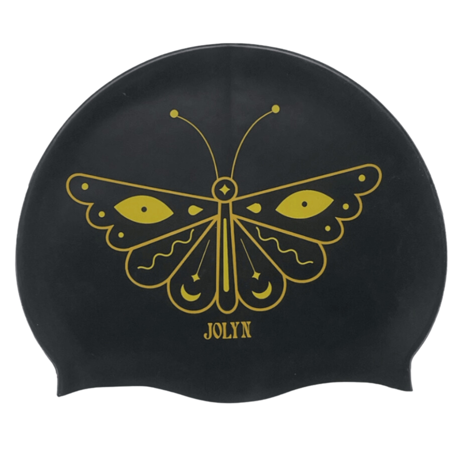 Jolyn Printed Silicone Swim Cap