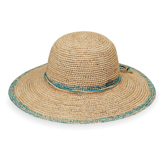 Wallaroo Women's Camille Sun Hat - Turquoise