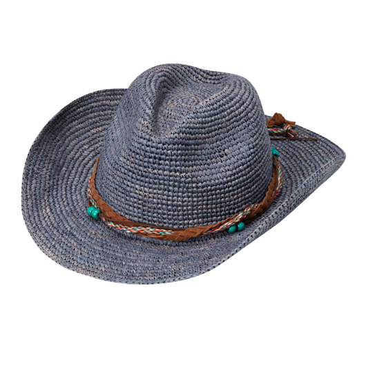 Wallaroo Catalina Cowboy Hat - Dusty Blue