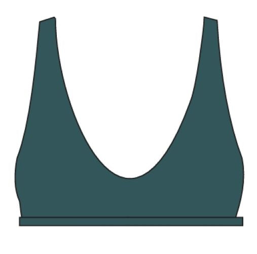 Jolyn Surf Doris Bikini Top - Zucchini