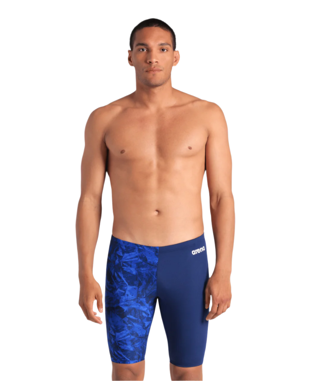 Arena Men's Halftone Jammer - Crackle Navy