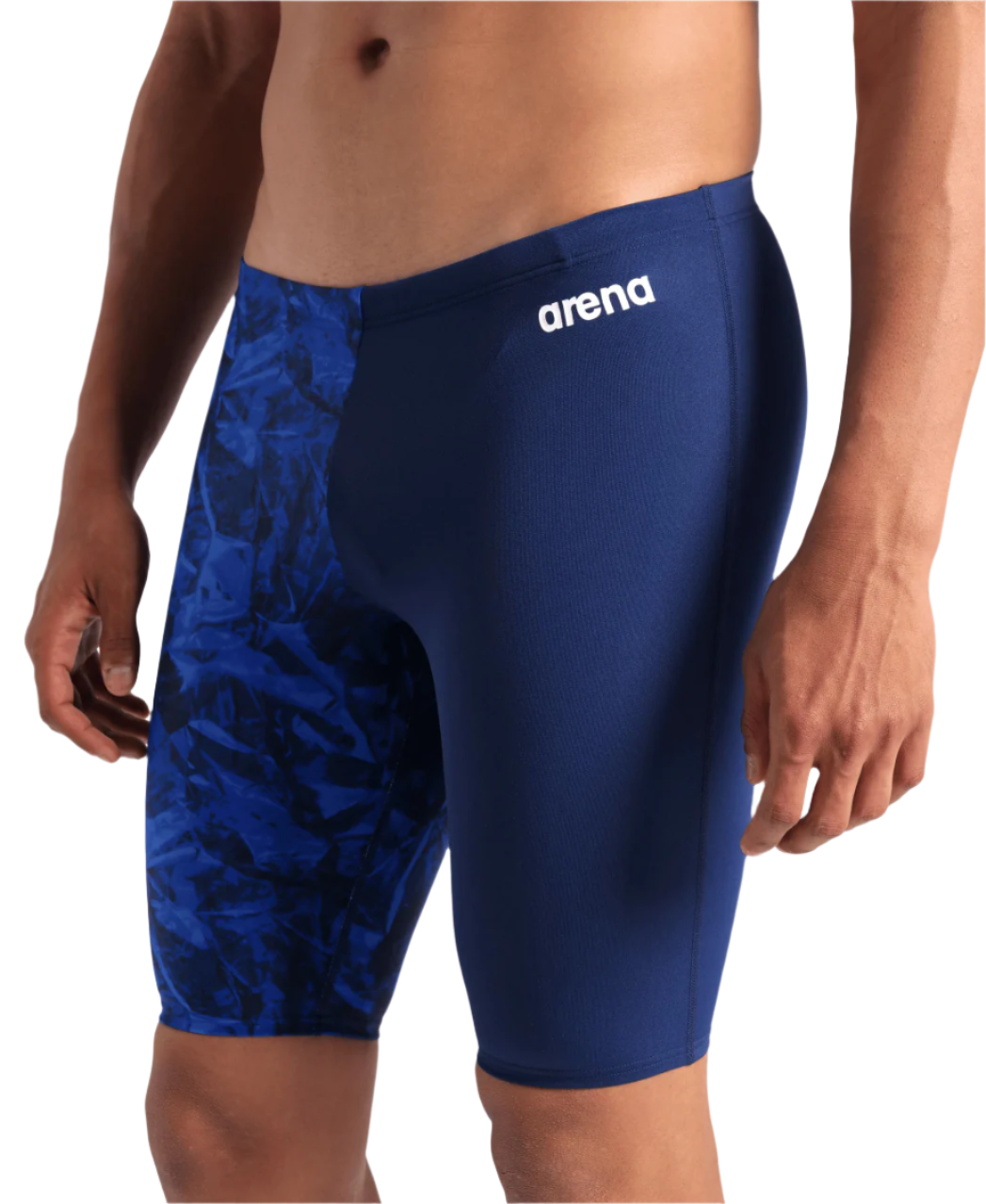 Arena Men's Halftone Jammer - Crackle Navy