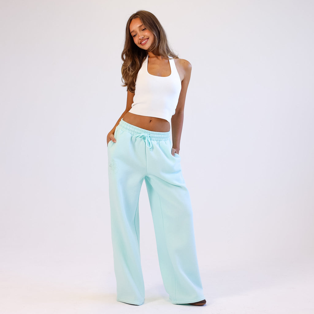 Kulani Kinis Embroidered Track Pants - Jelly Mint