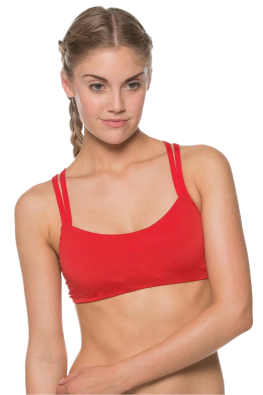 Jolyn Fendrick Bikini Top - Red