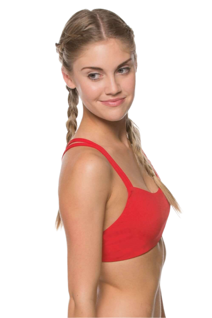 Jolyn Fendrick Bikini Top - Red