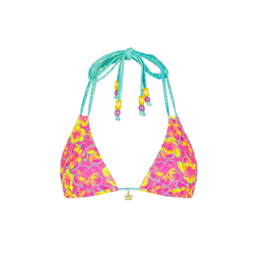 Kulani Kinis Halter Bralette Bikini Top - Sun Pop