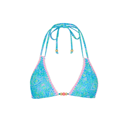 Kulani Kinis Crochet Halter Bikini Top - Stargaze - FINAL SALE