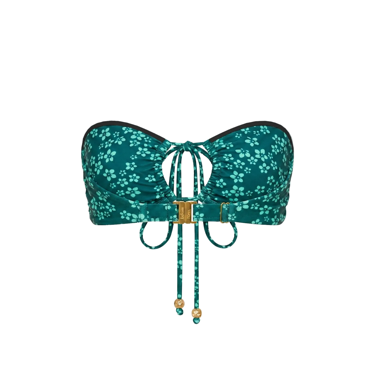 Kulani Kinis Stitch Splice Bandeau Bikini Top - Moonkiss