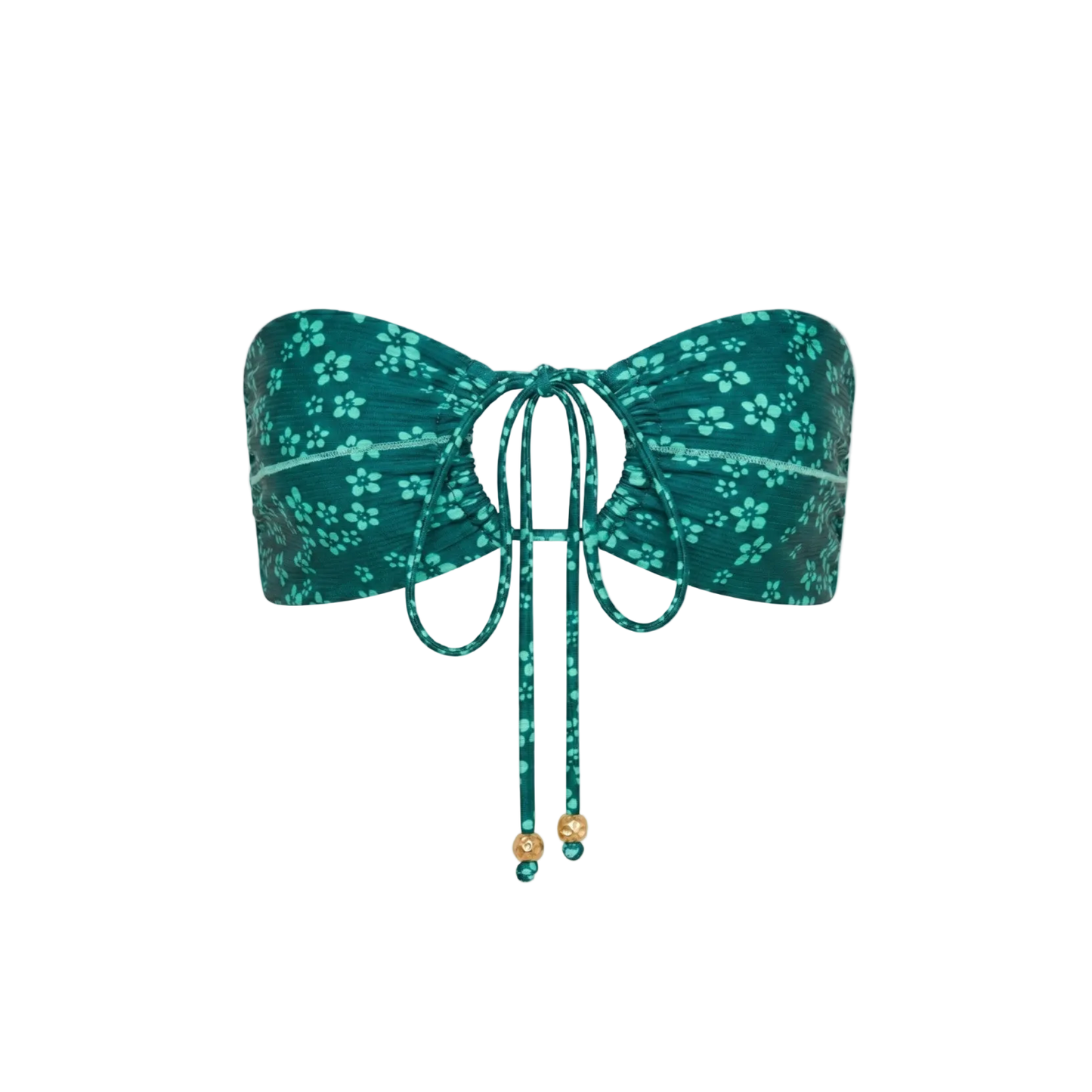 Kulani Kinis Stitch Splice Bandeau Bikini Top - Moonkiss