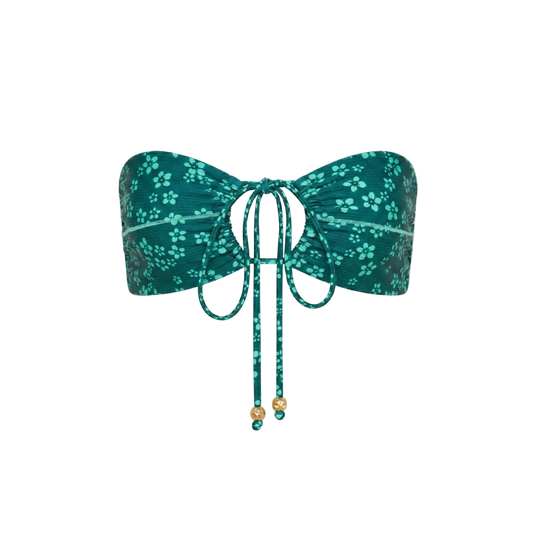 Kulani Kinis Stitch Splice Bandeau Bikini Top - Moonkiss
