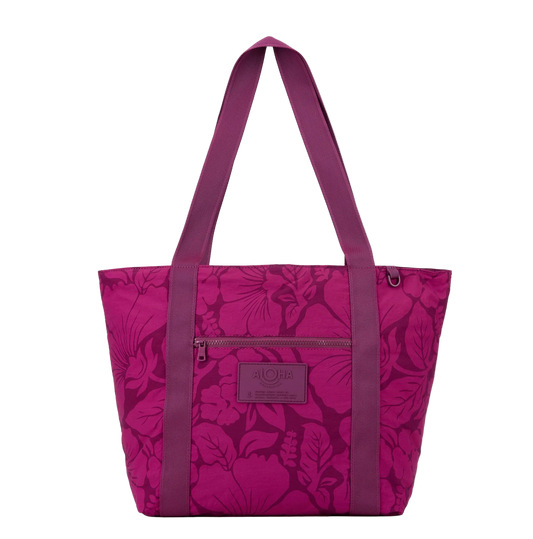 Aloha Keep It Light Zipper Tote - Heipua