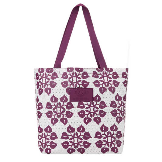 Aloha Day Reversible Tote Bag - Hilo Dot