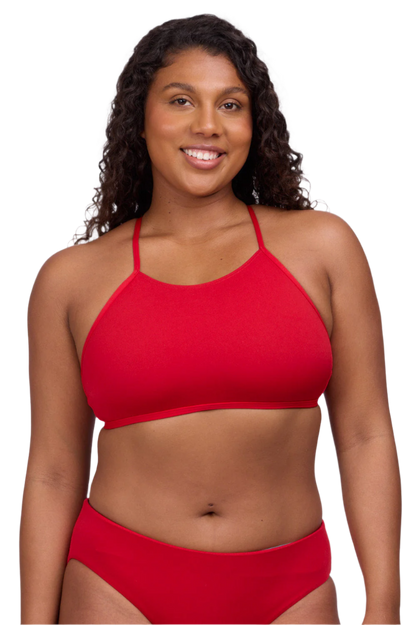 Jolyn Ruth Bikini Top - Red
