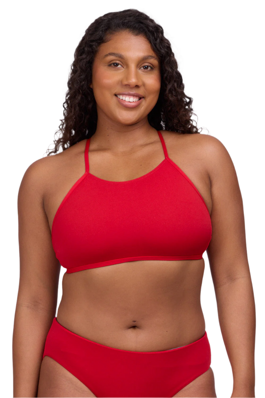 Jolyn Ruth Bikini Top - Red