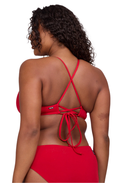 Jolyn Ruth Bikini Top - Red